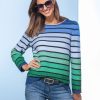 Damen Rabe | Rabe Damen Streifenpullover