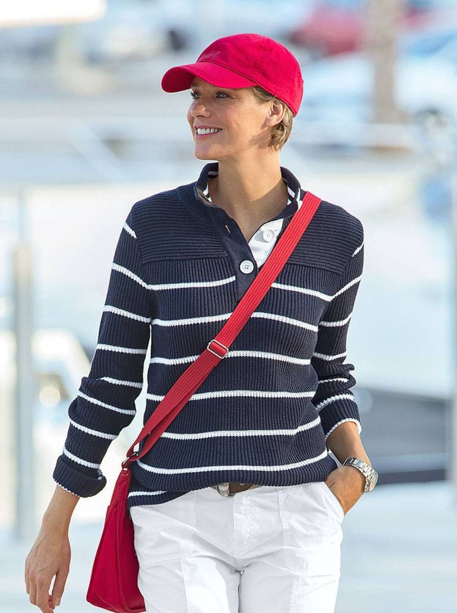 Damen SEA&HARBOUR | Sea & Harbour Troyer-Pullover