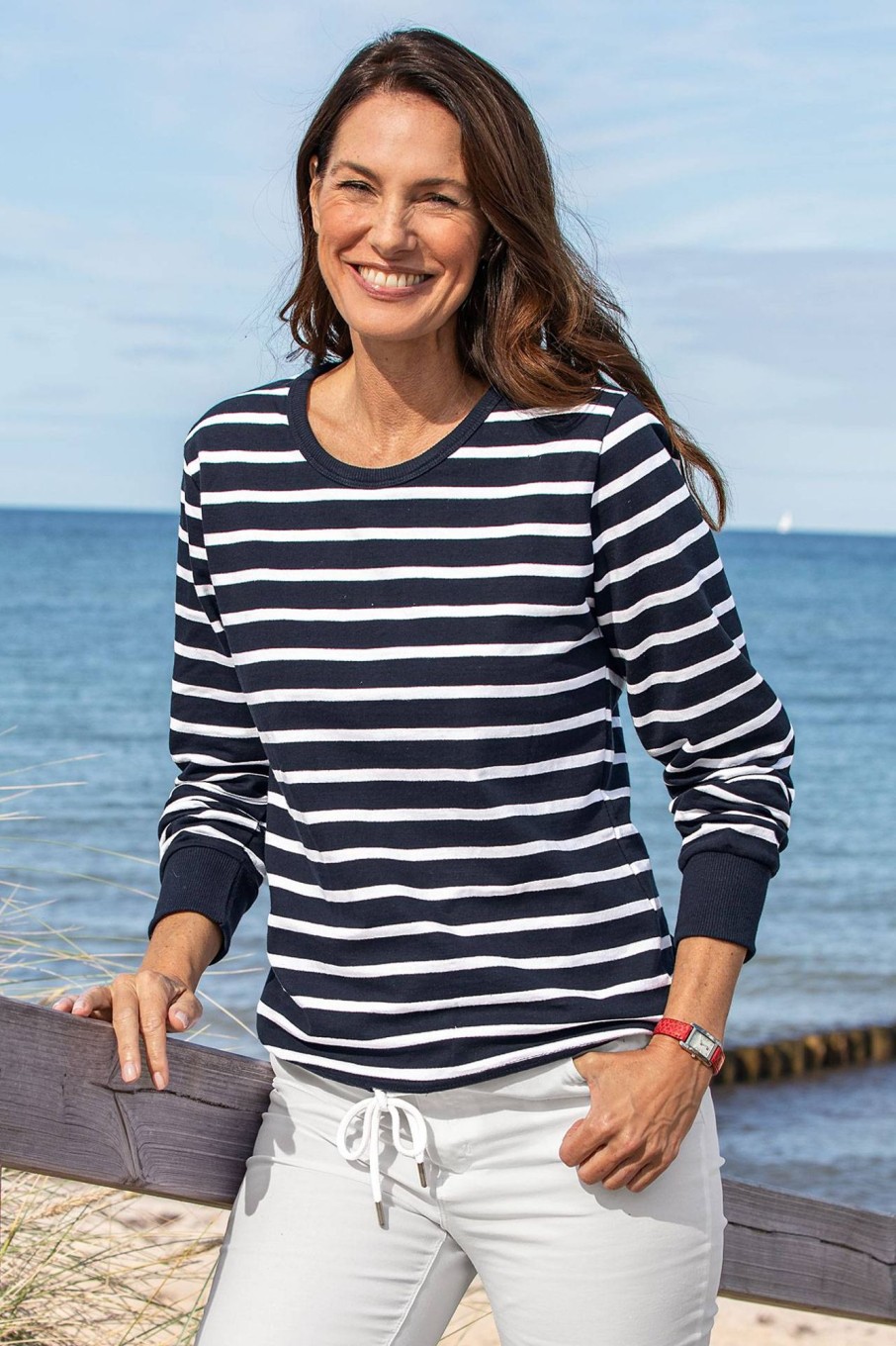 Damen Sealand24 | Streifen-Sweatshirt