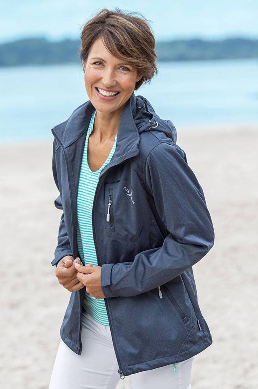 Damen Blue Wave | Blue Wave Damen Softshelljacke