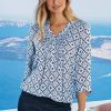 Damen Serafini | Serafini Druckbluse