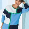 Damen Rabe | Rabe Damen Intarsien-Pullover