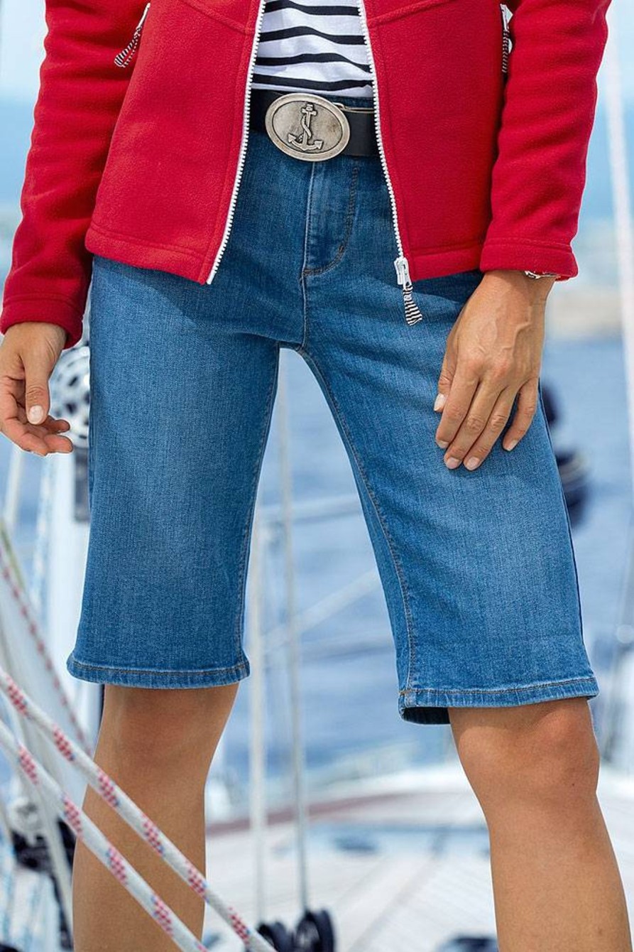 Damen Sealand24 | Jeans-Bermudas, 5-Pocket