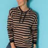 Damen LeComte | Lecomte Damen Streifen-Sweatshirt