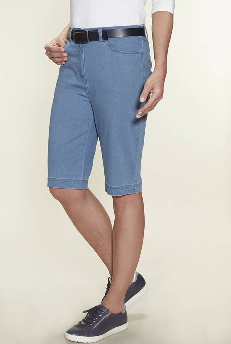 Damen ANNA LARSSEN | Anna Larssen Jeans-Bermudas