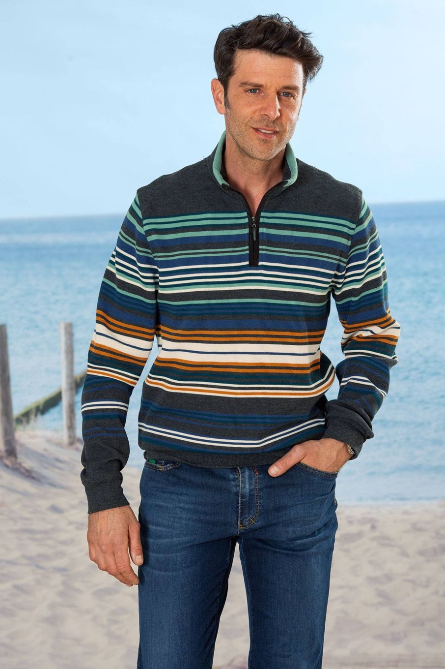 Herren hajo | Hajo Sweater Stayfresh