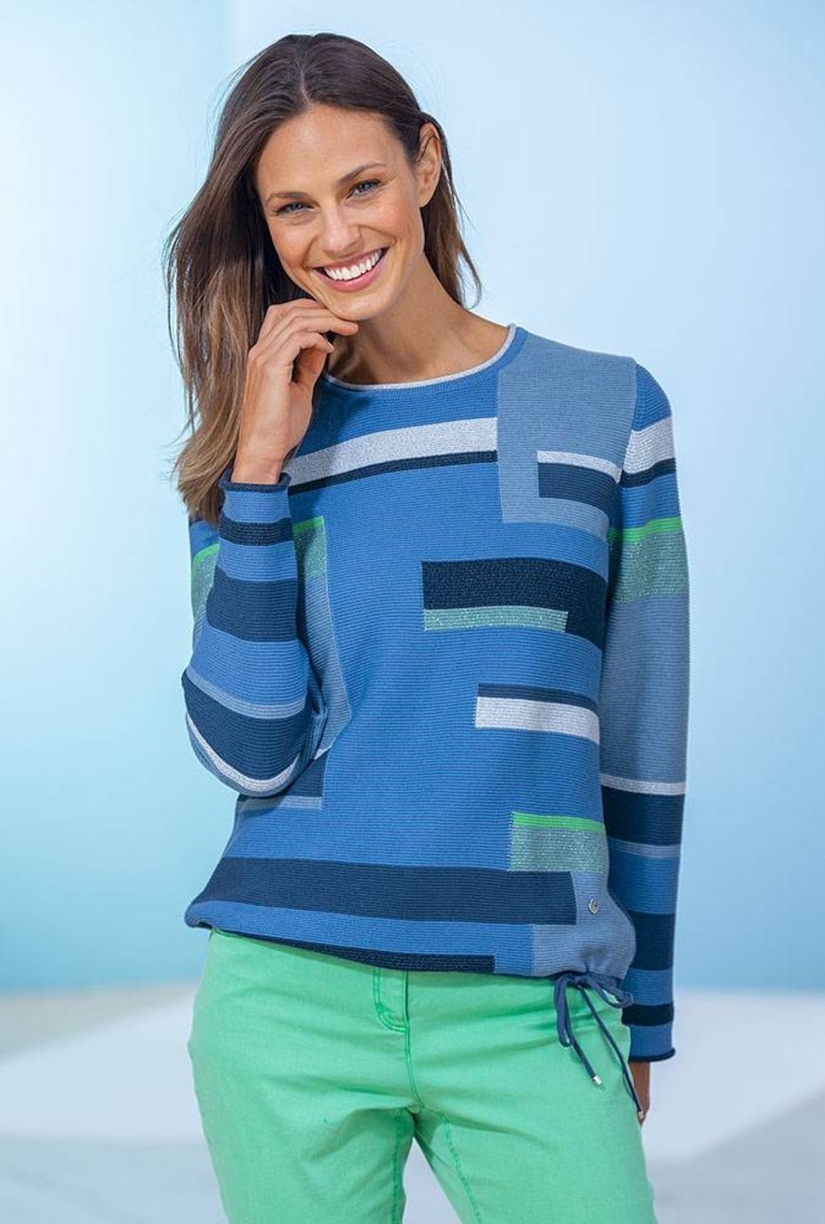 Damen Rabe | Rabe Intarsien-Pullover