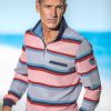 Herren hajo | Hajo Streifensweater Stayfresh