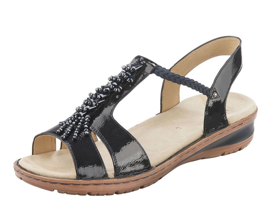 Schuhe ARA Sandalen | Ara Damen Lack-Sandale